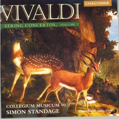 Afbeelding van Collegium Musicum 90, Simon Standage Vivaldi: String Concertos, Vol. 2 (CD)