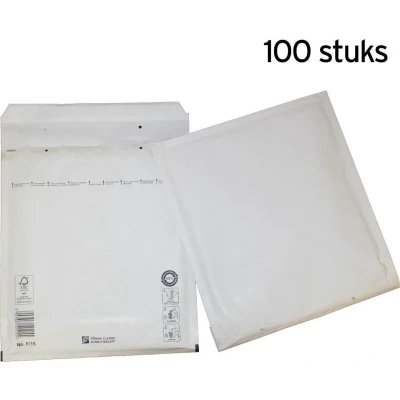 Afbeelding van 100 Luchtkussenenveloppen E/15 220x260mm wit Filmar Classic