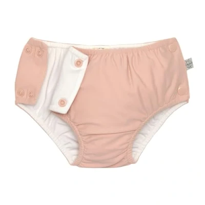 Afbeelding van Lässig Splash &amp; Fun Zwembroekje met luier en drukknopen pink, 07 12 maanden Maat 74/80