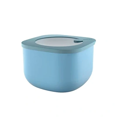 Afbeelding van Guzzini Store&amp;More Kitchen Active Design hoge luchtdichte containers voor koelkast/vriezer/magnetron (M), 16 x 10,7 cm, blauw (mat blauw)
