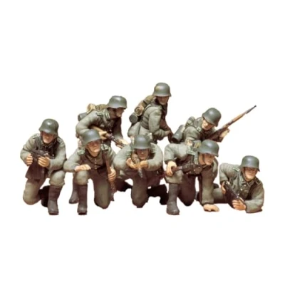 Afbeelding van German Tank Grenadiers (8 figures) Scale 1/35 Tamiya TAM35061