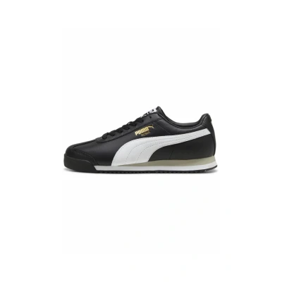 Afbeelding van Puma ROMA 24 Standard Sneakers laag Black whitesmokey gray, Maat: 40, white smokey gray Leer/ synthetisch