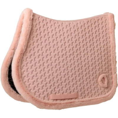 Afbeelding van Kentucky Zadeldekje Fake Fur Onion Quilt Springen Oud Roze