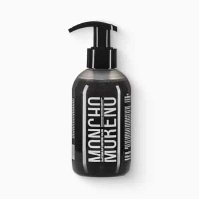 Afbeelding van MONCHO MORENO Bathman Detox Hair Shampoo met actieve kool Vette wortels en droge punten (250 ml (verpakking van 1)) (250)