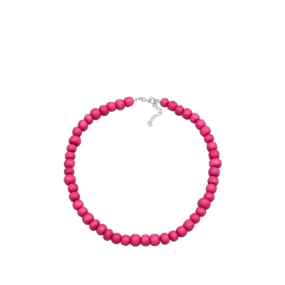 Afbeelding van Elli Choker Perlen Ketting, Dames, Maat: 36, Silber