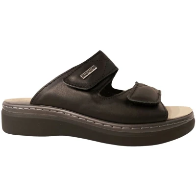 Afbeelding van Rohde Slippers 5223 Zwart Verwisselbaar Voetbed