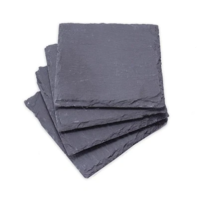 Afbeelding van Alpina Leisteen Onderzetters 10 x cm 4 stuks