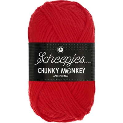 Afbeelding van Scheepjes Chunky Monkey 100g 1010 Scarlet Rood