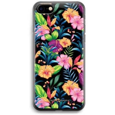 Afbeelding van Case Company® hoesje geschikt voor iPhone 7 Tropisch 2 Soft Cover Telefoonhoesje Bescherming aan alle Kanten en Schermrand
