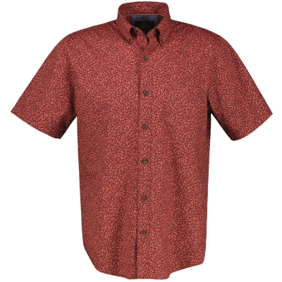 Afbeelding van LERROS Overhemd Allover Print Rood L