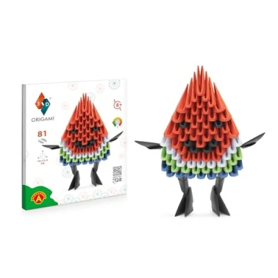 Afbeelding van 3D Model Origami Watermeloen Papier
