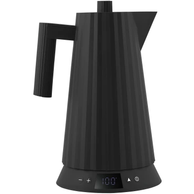 Afbeelding van Alessi Plissé Waterkoker 1,7 Liter MDL21 B Zwart