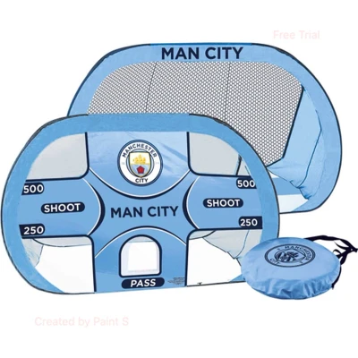 Afbeelding van Manchester City 2 in 1 pop up voetbaldoel target