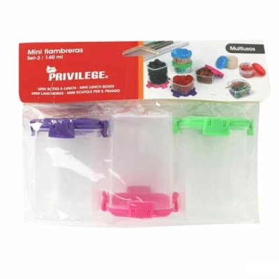 Afbeelding van Set van Potjes Privilege 140 ml 6,8 x 5 cm 3 Onderdelen (24 Stuks)