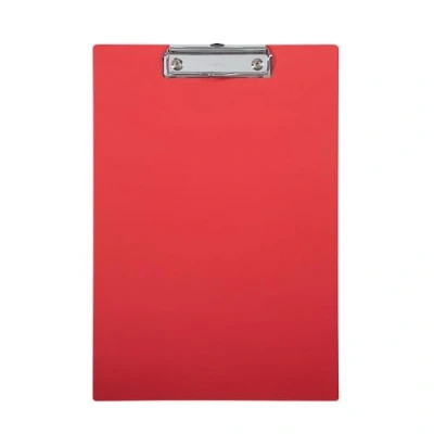 Afbeelding van Klembord MAULbalance A4 staand versterkt 3mm karton rood