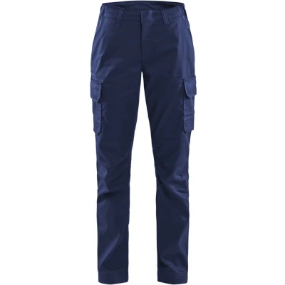 Afbeelding van Blaklader Dames industrie werkbroek stretch 7144 1832 Marineblauw/Korenblauw D20
