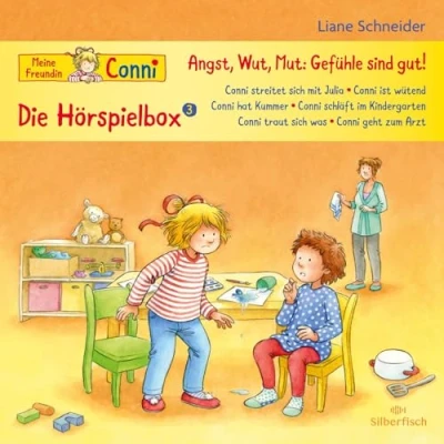 Afbeelding van Angst, Wut, Mut: Gefühle sind gut! Die Hörspielbox 3 (Meine Freundin Conni ab 3)