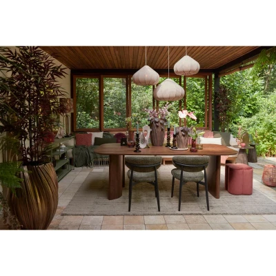 Afbeelding van Light &amp; Living Hanglamp Zubeda Naturel Ø40cm Modern Hanglampen Eetkamer, Slaapkamer, Woonkamer
