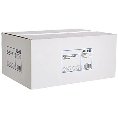 Afbeelding van Funny ZZ vouw papieren handdoeken, 2 laags, zeer wit, 24 x 21,5 cm (4000 stuks)