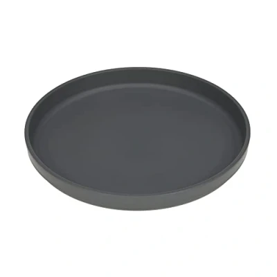 Image de LÄSSIG Assiette Enfant Sans Mélamine, Bpa, Pour Lave Vaisselle Et Micro Ondes/Plate Uni Anthracite