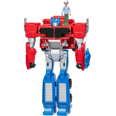 Afbeelding van Transformers Earthspark Draaiwisselaar Optimus Prime En Robby Malto figuur Veelkleurig