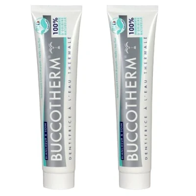 Afbeelding van Buccotherm Biologische Tandpasta met Thermaal Bronwater Set van 2 x 75 ml