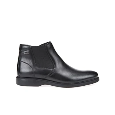 Afbeelding van Geox U Brayden 2FIT ABX B Korte laarzen, Heren, Maat: 45, Black Leer