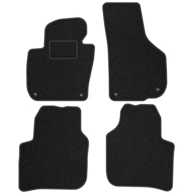 Afbeelding van M MOTOS Standaard velours automatten voor Skoda Superb II 2008 2015 standaard, geweven, grijs Ervaar nieuw rijcomfort met een set fluwelen autovloermatten je
