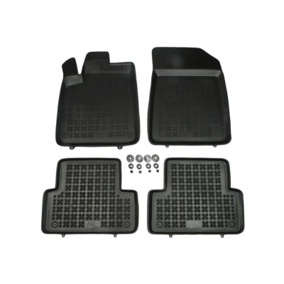 Afbeelding van REZAW PLAST 201214 Vloermatset Rubber voor en achter 4 Zwart Op maat gemaakt CITROËN: C5 II Hatchback