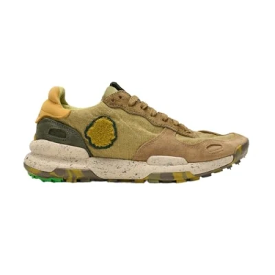 Afbeelding van Satorisan Chacrona Linen Casual Sneakers Mannen Vintage Kleur Wheathered Khaki Maat 40