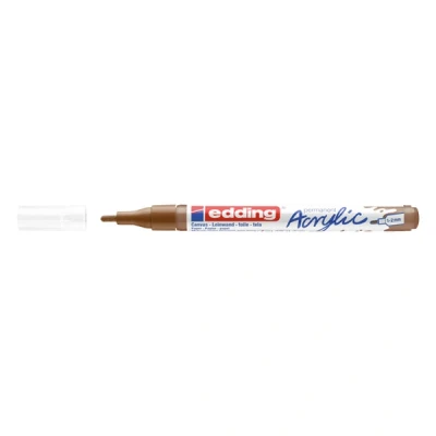 Image de Edding 5300 marqueur acrylique (1 2 mm ogive) noisette