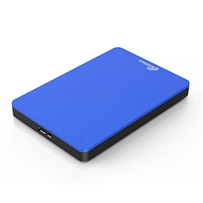 Afbeelding van Sonnics Externe draagbare harde schijf USB 3.0, supersnelle overdrachtssnelheid, voor gebruik met Windows PC, Mac, XBOX ONE en PS4 Fat32, blauw