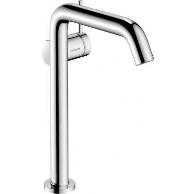 Afbeelding van hansgrohe Tecturis S ééngreeps wastafelkraan 240 Fine CoolStart voor waskommen, zonder waste chroom