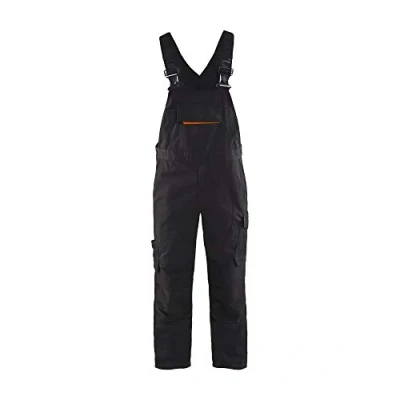 Afbeelding van Blaklader Bretelbroek met stretch 2695 1330 Zwart/Rood C58