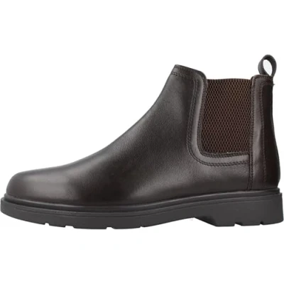 Afbeelding van Geox Herren Schoenen Laarzen Chelsea boots Bruin 44.5