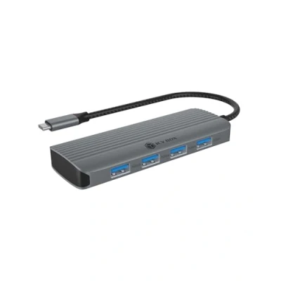 Afbeelding van ICY BOX IB DK4022a CPD USB C dockingstation (6 in 1) met 1 HDMI poort (4K 60Hz), 4 3.2 poorten (Gen 1), 100W Power Delivery, aluminium, Plug &amp; Play, Windows MacOS,