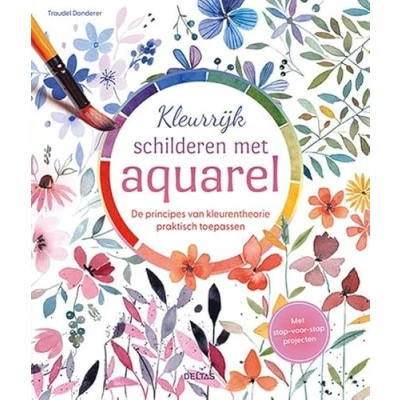 Afbeelding van Kleurrijk schilderen met aquarel