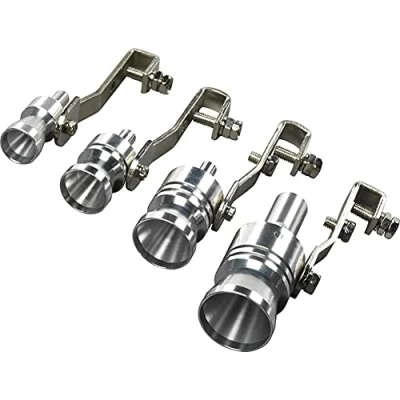 Image de AUTO STYLE Sifflet d&#039;échappement universel &#039;Turbo&#039; pour diamètre 56 85mm