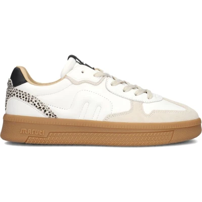 Afbeelding van Maruti Yale Sneakers Dames Leren Sneaker Wit Maat 37