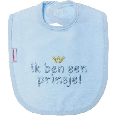 Afbeelding van Petit Villain Slabber Ik Ben Een Prinsje Blauw