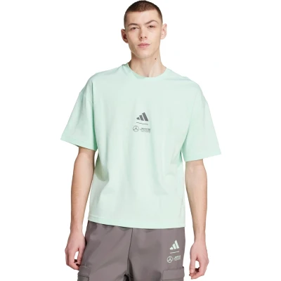 Afbeelding van adidas Performance Mercedes AMG Petronas Formula One Team Premium Woven T shirt Heren Groen XL