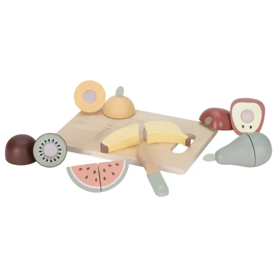 Afbeelding van Little dutch snijfruit met snijplank 6st