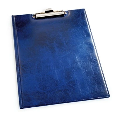 Afbeelding van Klembordmap Durable 2355 met kopklem en insteek blauw