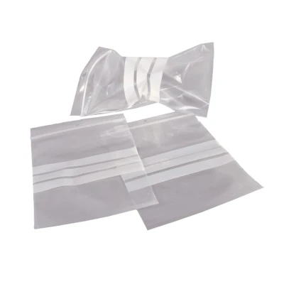 Afbeelding van Kortpack Gripsealzak Met Schrijfvlak 150mm X 200mm 50 Micron Transparant Schrijfbalkjes (1000 Stuks)