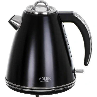 Afbeelding van Adler AD 1343 Stalen waterkoker 1.5 liter Strix zwart