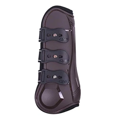 Afbeelding van QHP oordopjes van elastaan met snelsluiting, Airflow neopreen voering in 6 kleuren (warmbloed) bruin