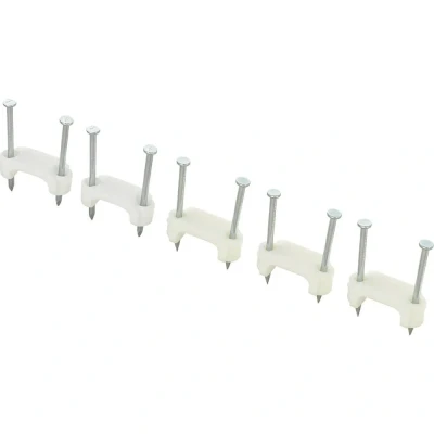 Afbeelding van TRU COMPONENTS TC DNF13203 Spijkerclip 1593093 Bundel Ø (bereik) 12.50 mm (max) Tweegats Wit 100 stuk(s)