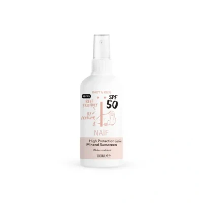 Afbeelding van Naif Baby &amp; Kids SPF50 Sunscreen Spray Parfumvrij