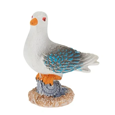 Afbeelding van 5 cm mini stranddecoratie in de vorm van een zeemeeuw om te knutselen