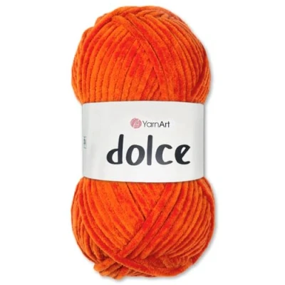 Afbeelding van Frida&#039;s Wollhaus YarnArt Dolce 778 Chenille breiwol, haak en amigurumi garen, 100 g, 64 kleuren, wortel